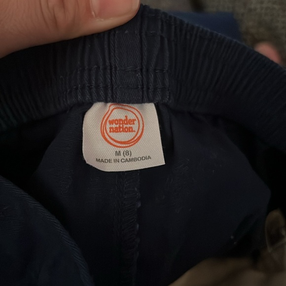 Wonder Nation blue pull on style dress casual pants - Picture 4 of 5